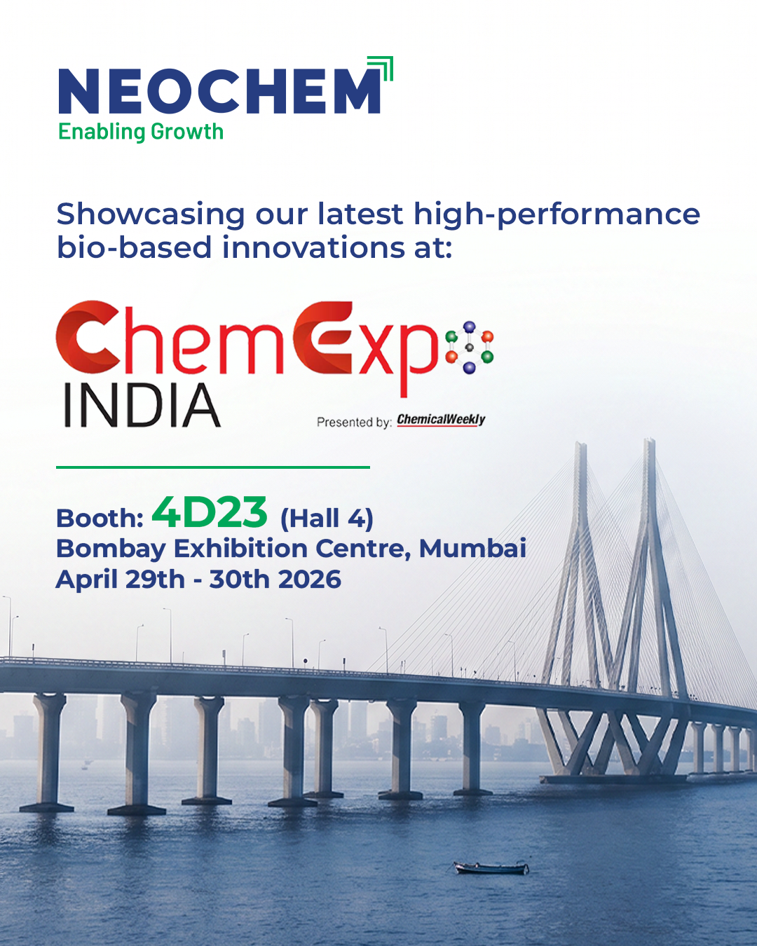 Neochem - ChemExpo India Announcement
